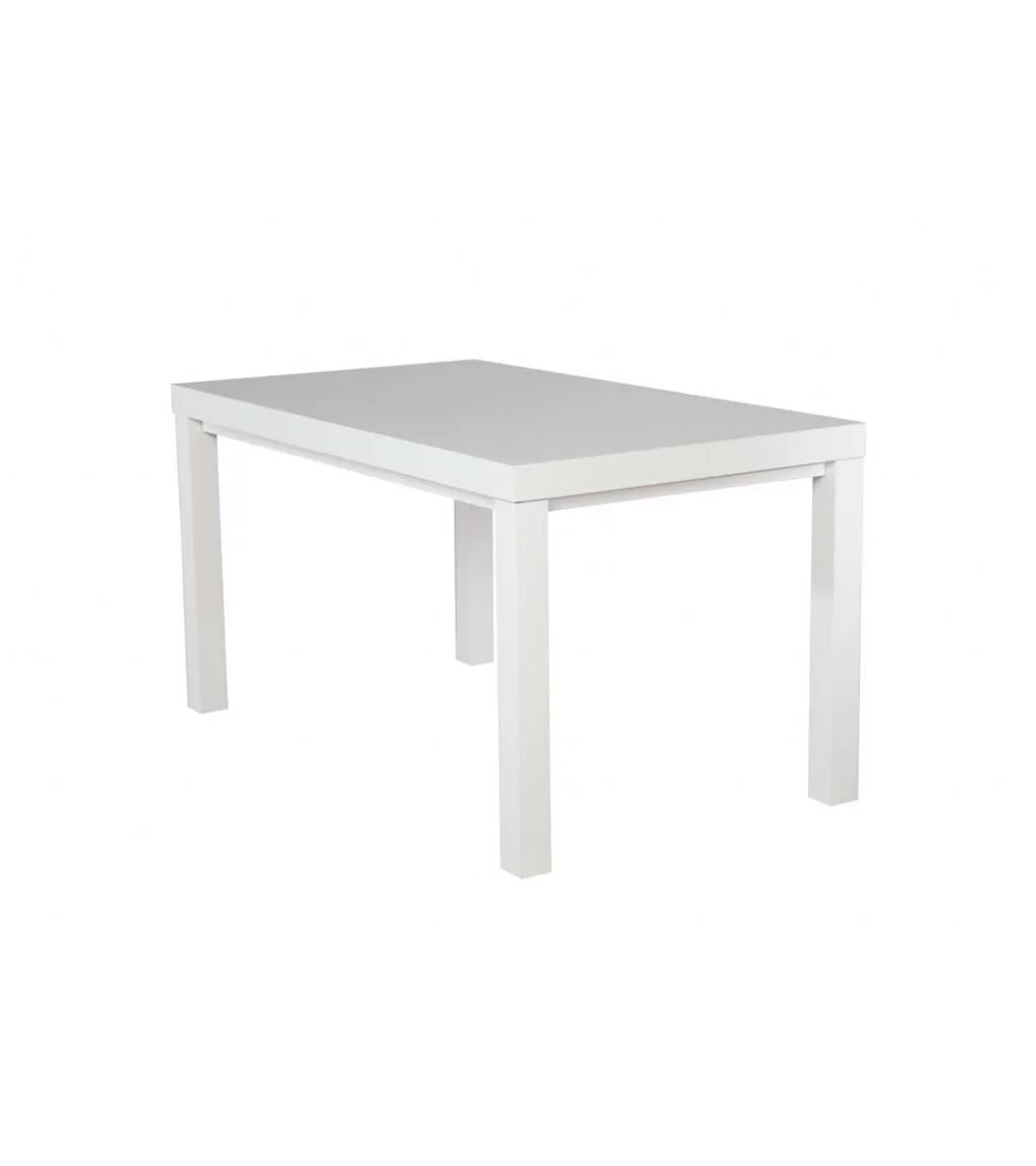 Stół rozkładany 15 Laminat Camilla biały połysk