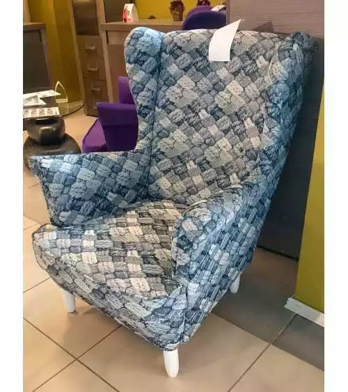 Mini fotel Uszak Kominkowy dla dzieci