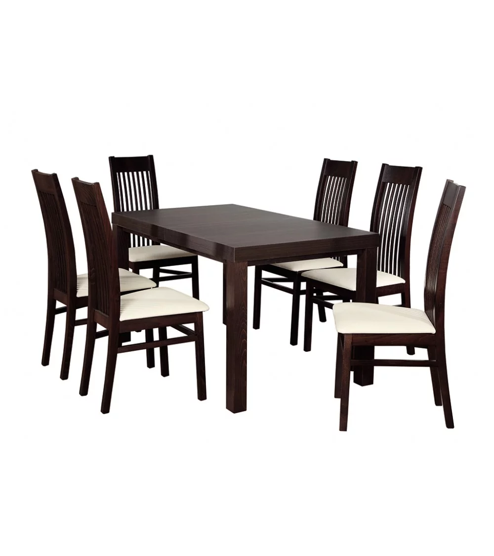 Zestaw stół Laminat Camilla i 6 krzeseł Patrycja - Komplet nr 6