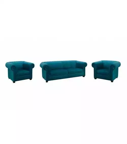 Wygodna sofa 3os z funkcją spania do salonu Chic Gaw