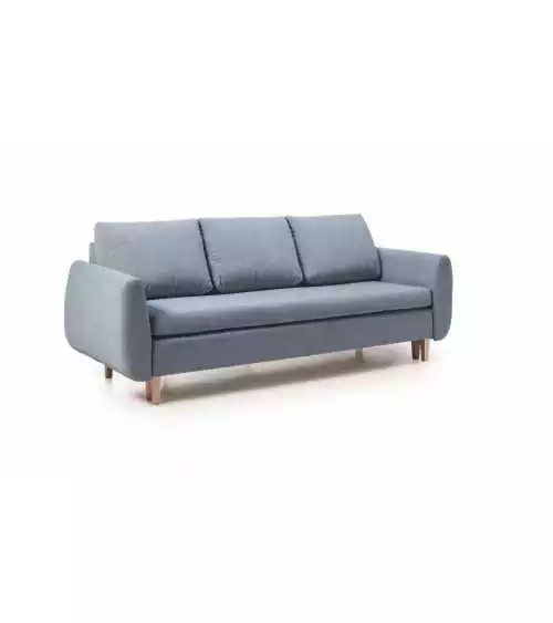 Nowoczesny zestaw sofa DL z funkcją spania i dwa fotele do salonu Jaśmin Gaw