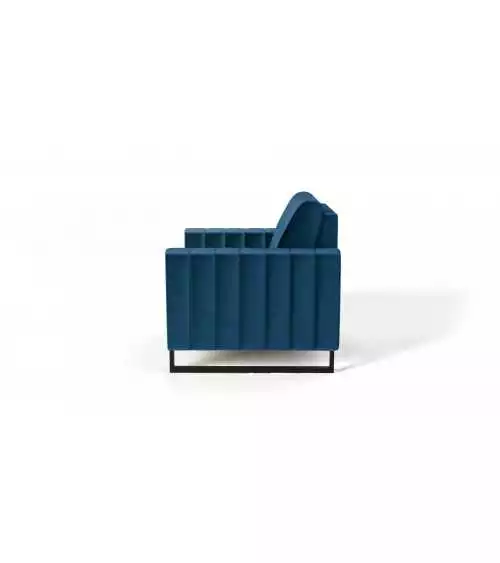 Wygodny fotel do salonu z podłokietnikami Loft canv