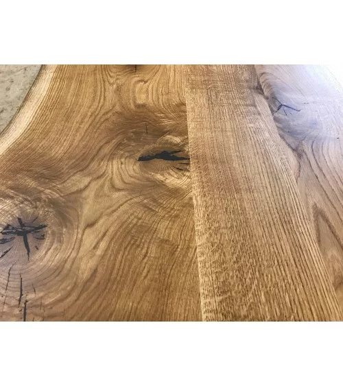 Stół z litego drewna do jadalni Iceberg Tuum