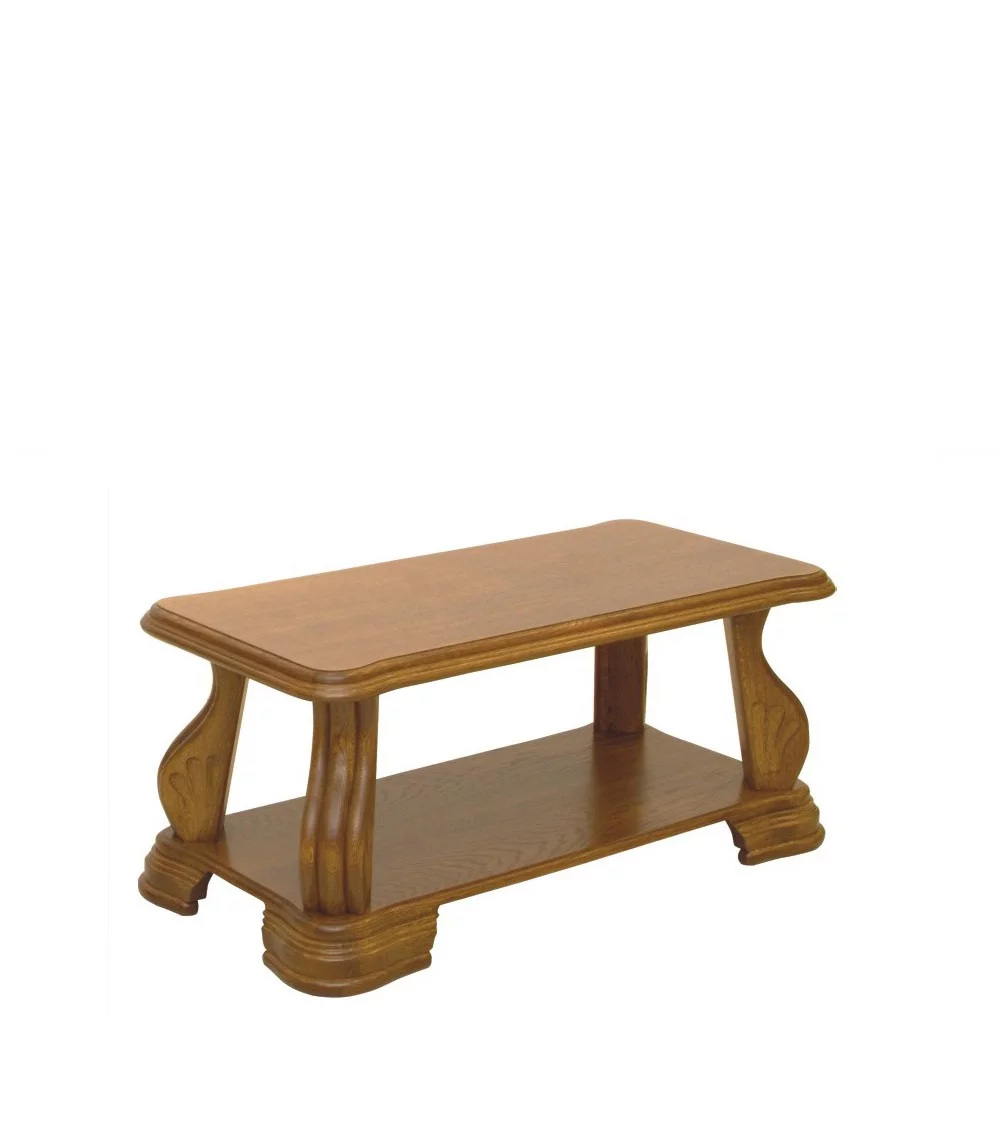 Drewniany stolik kawowy klasyczny do salonu Ł-2