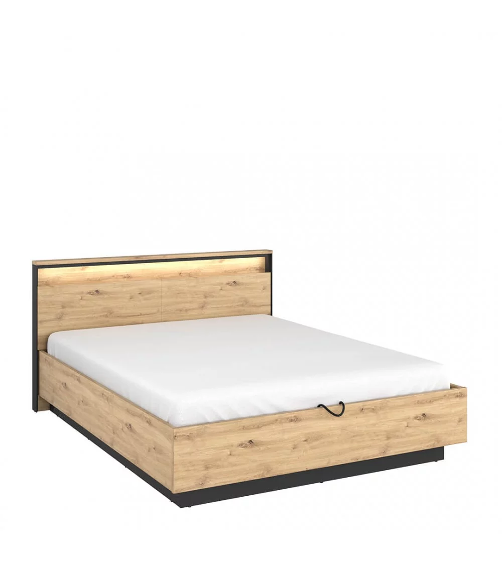 Łóżko w loftowym stylu Quant QS-02 160