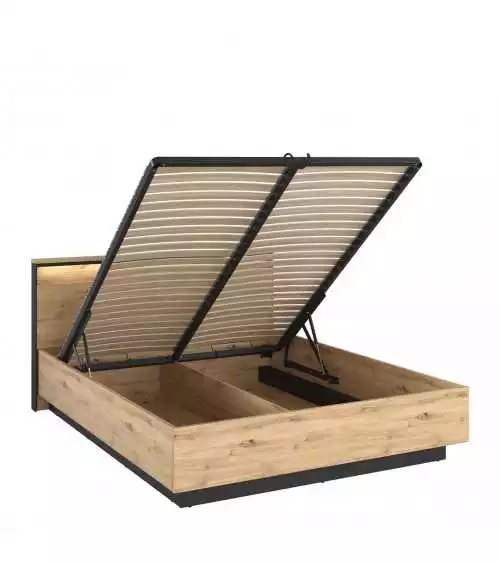 Łóżko w loftowym stylu Quant QS-02 160