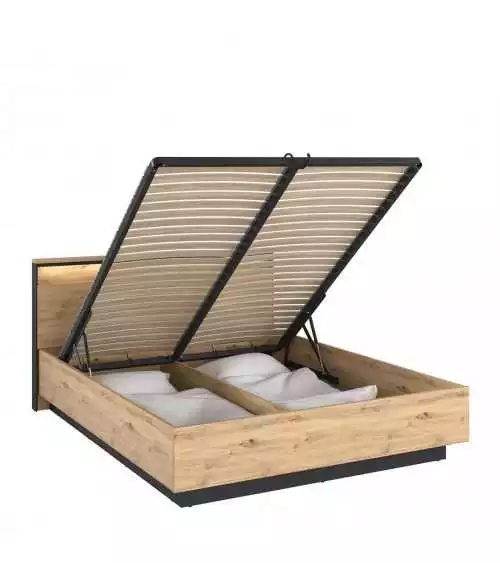 Łóżko w loftowym stylu Quant QS-02 160