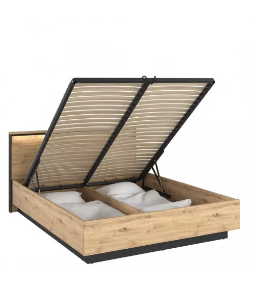 Łóżko w loftowym stylu Quant QS-02 180