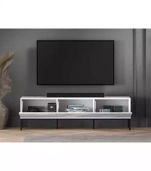 Szafka RTV z ozdobnymi frezami Clearing 04
