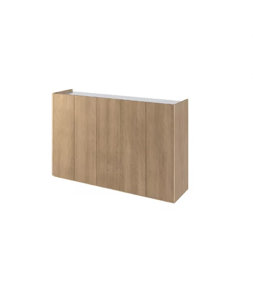Komoda EASY biały połysk/dąb scandi EA-01